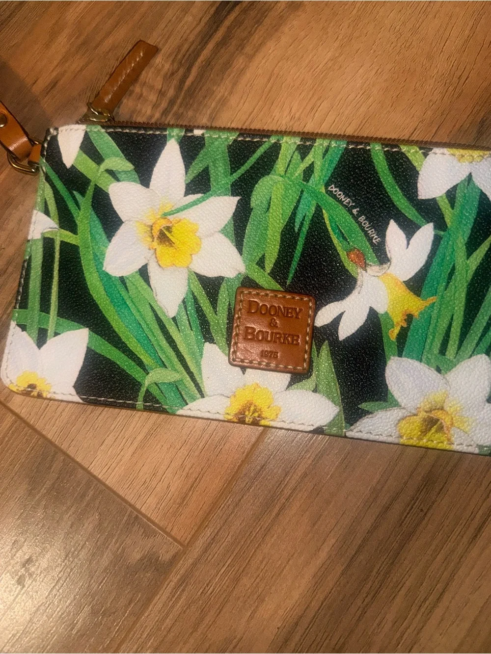 Dooney & Bourke Daffodil Floral Wristlet